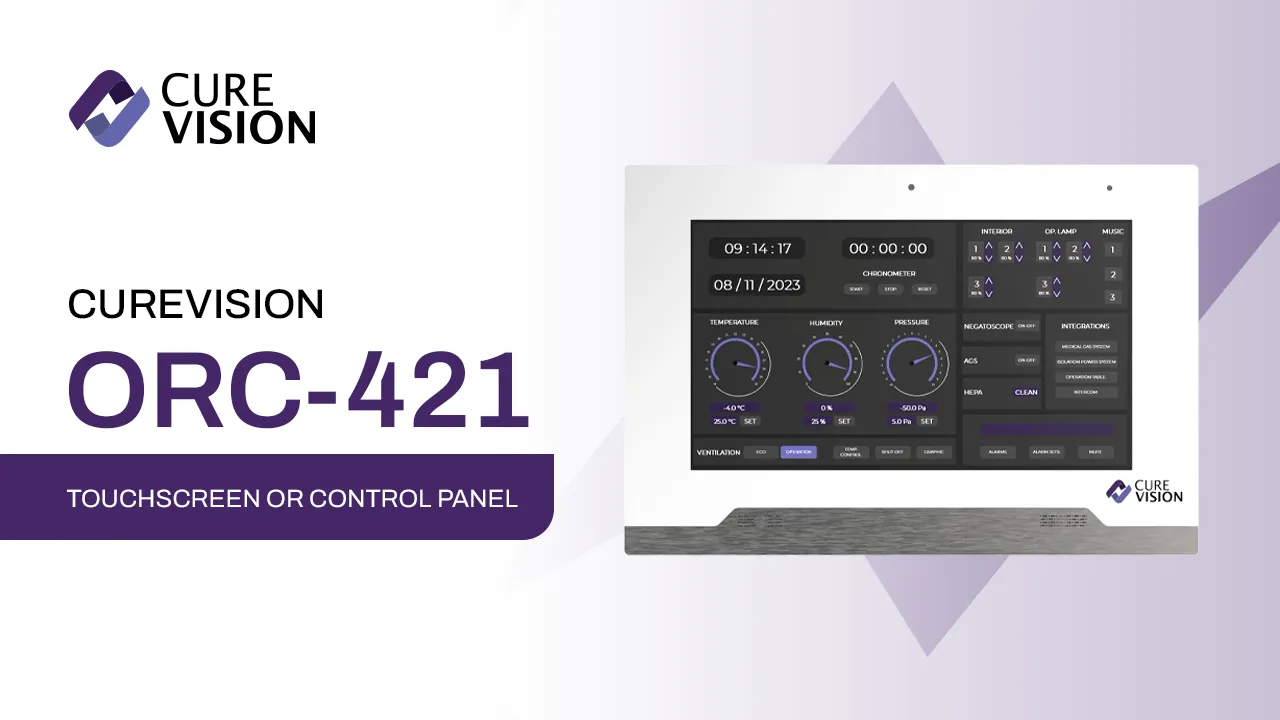 CureVision ORC-421 | Operating Room Control Panel for Smart OR Management