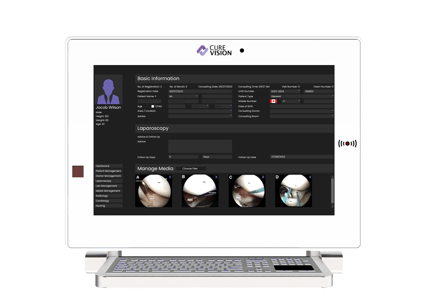 CURECONSOLE GP-424A Onwall Series